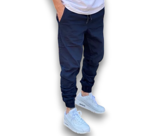 Calça Cargo Jogger Skinny sem bolsa