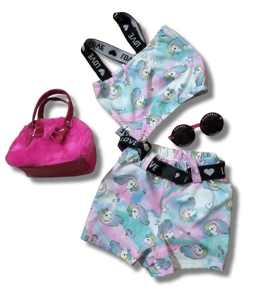 Conjunto Love 2 peças short