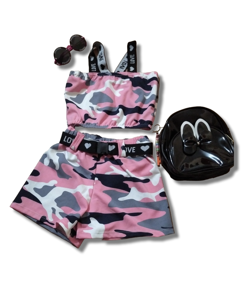Conjunto Love 2 peças short