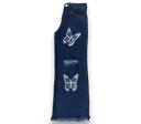 Jeans Estampada Wide Leg Juvenil