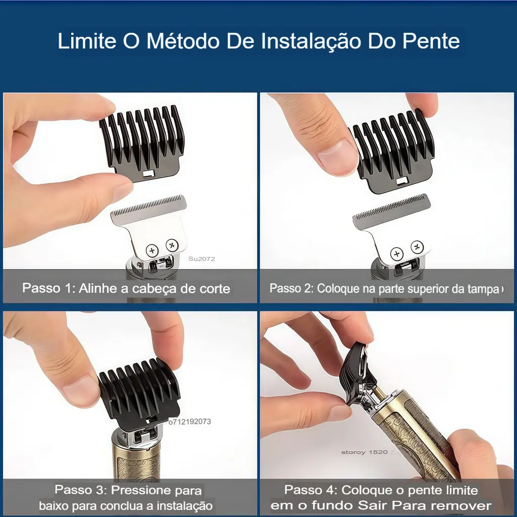 Máquina de cortar cabelo máquina de Barbear Modo de Uso Rezous Shopping.webp