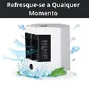 Ventilador Portátil com Função Ar Condicionado Blanco Refresque.webp