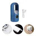 Design Sofisticado Mini Ventilador de Mesa com LED 6 Velocidades Conteúdo.webp