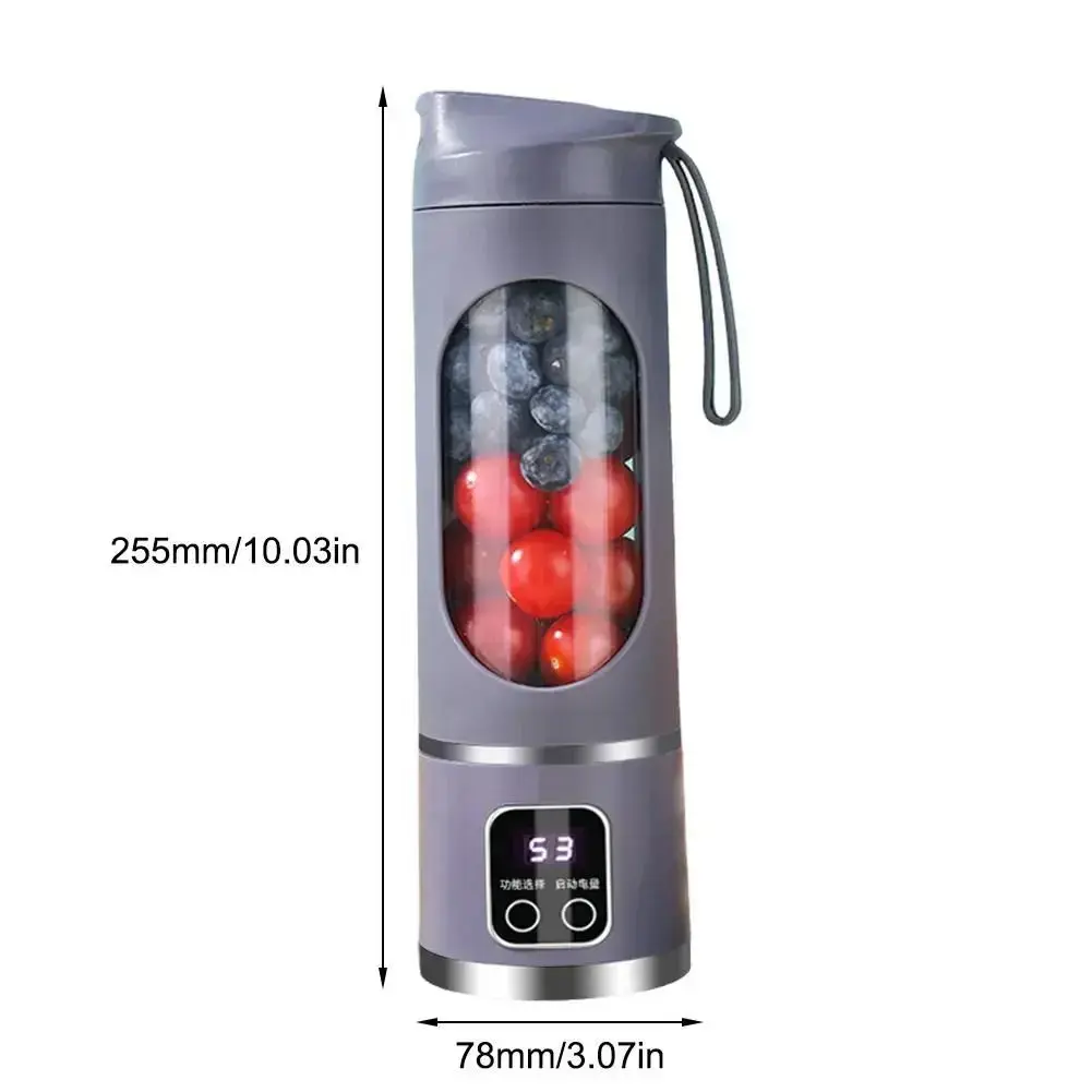 Liquidificador Portátil da Frutas em Garrafa de 450ml Tamanho Rezous Shopping.webp