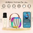 Caixa De Som C-Microfones Karaokê Brincadeiras Uso Multi.webp