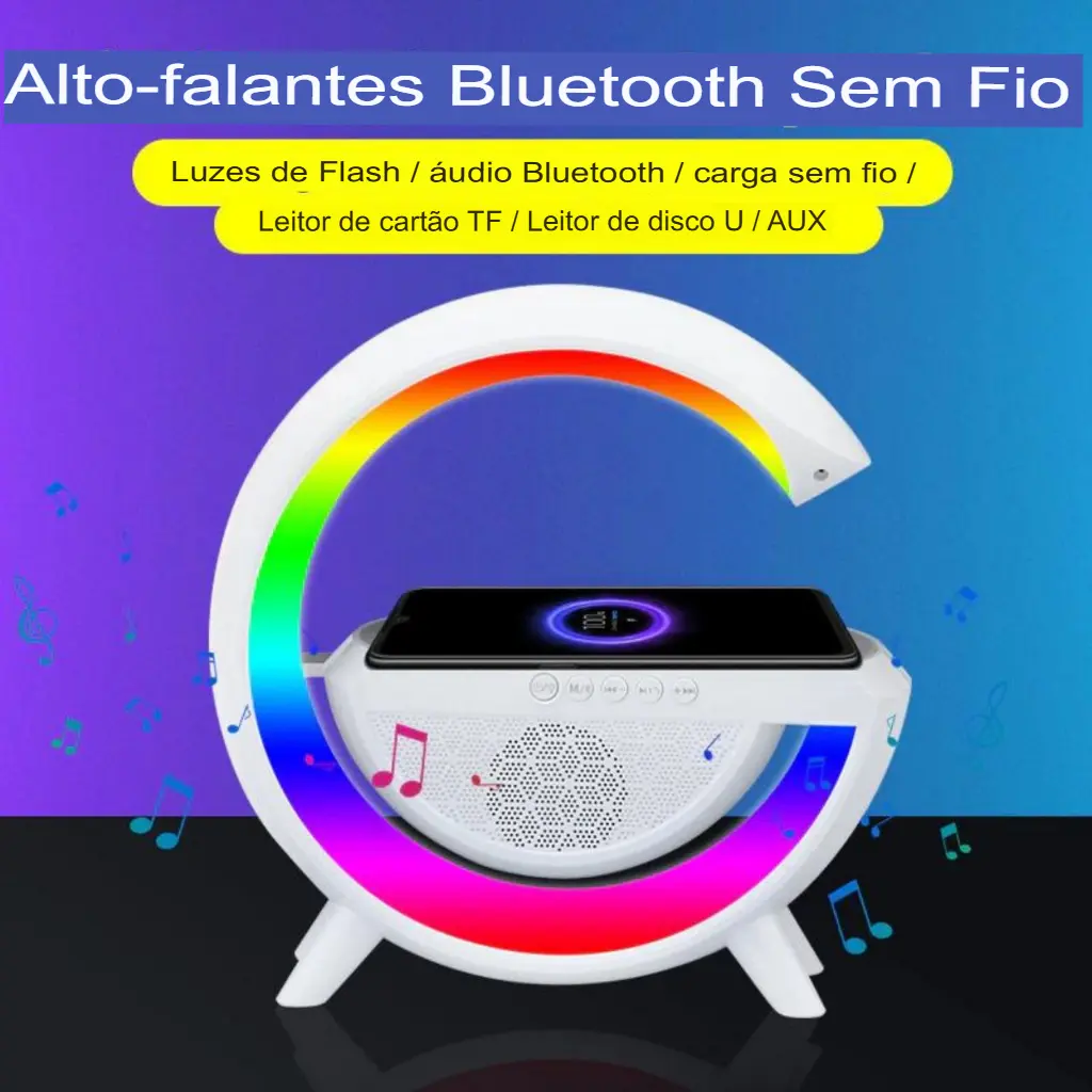 G-speaker Smart Station luminária LED Atmosfera RGB Luz Bluetooth.webp