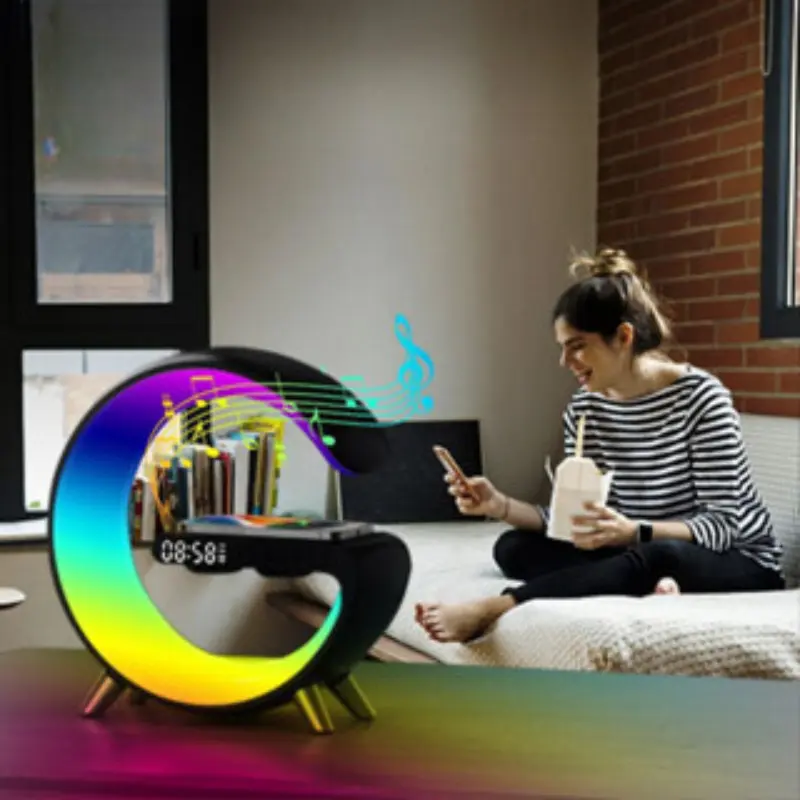 G-speaker Smart Station luminária LED Atmosfera RGB Luz Uso.webp