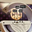 G-speaker Smart Station luminária LED Atmosfera RGB Luz Typo.webp