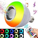 Lâmpada Bluetooth Led Caixa De Som Multi Cores.webp