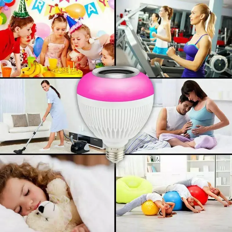 Lâmpada Bluetooth Led Caixa De Som Para Todos.webp