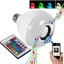 Lâmpada Bluetooth Led Caixa De Som Com Controle.webp