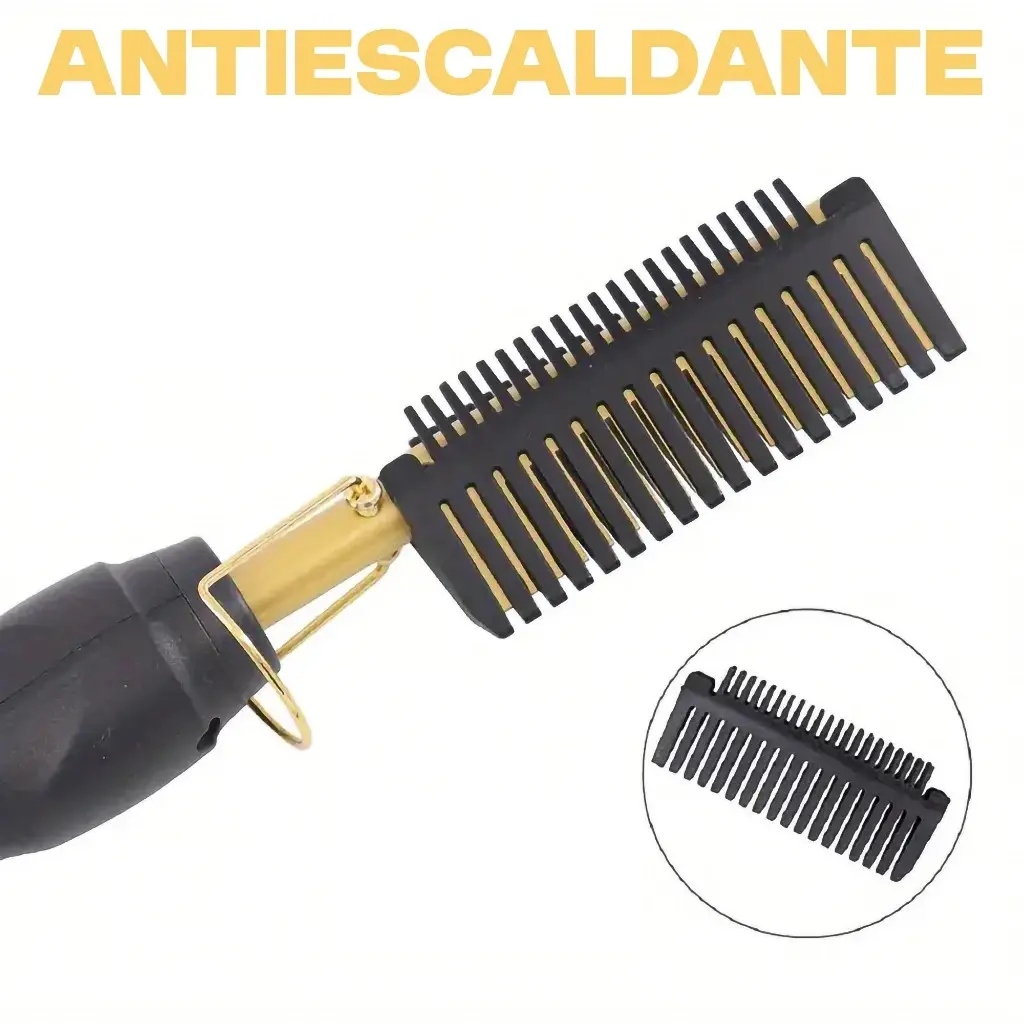Pente Elétrico Alisador Cabelo Aquecimento Antiescaldante.webp