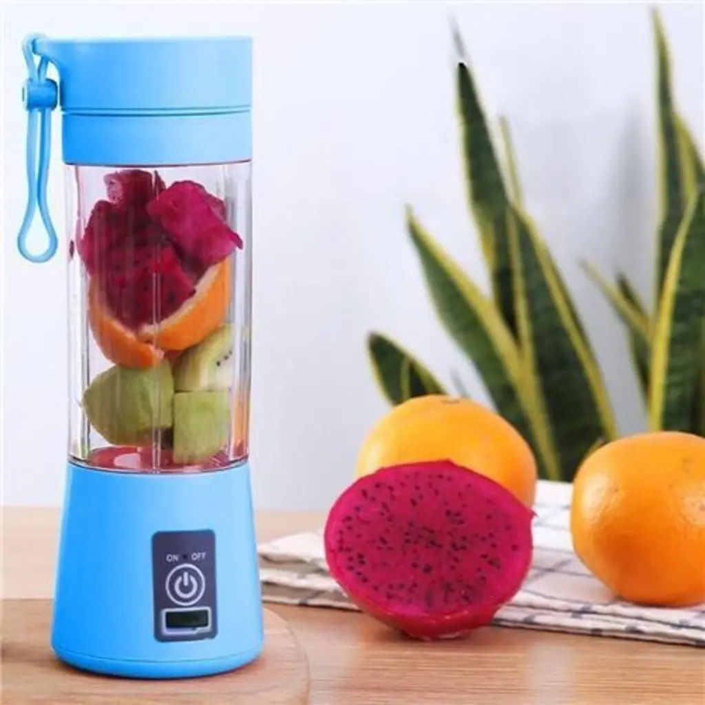 Mini Liquidificador Portátil Usb Suco Cap Take Shake 6 Lâminas Recarregavel