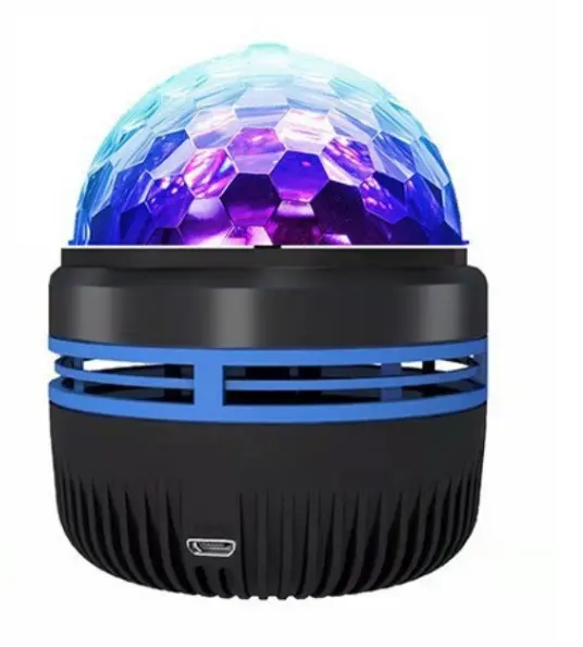 Luminaria Giratoria Estrelada Da Mesa - Projetor Ceu Com Estrelas Brilhante Colorido Com Cabo Usb
