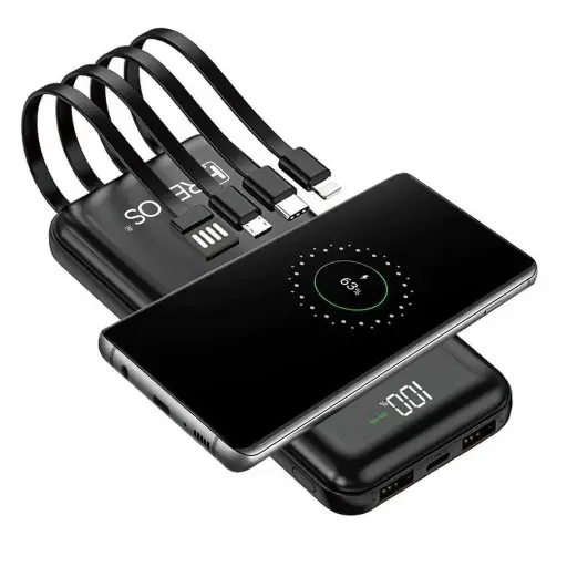 Carregador Bateria Portátil Power Bank 10000 Indução UNIVERSAL