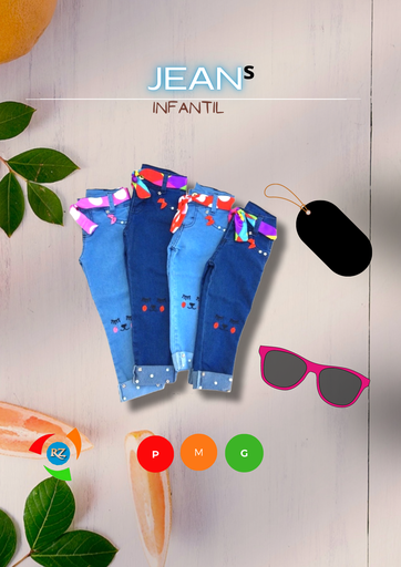 Jeans Capri Infantil