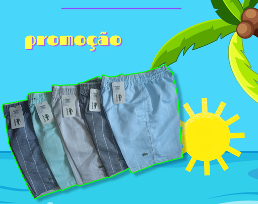 Short Tactel Lacoste linha